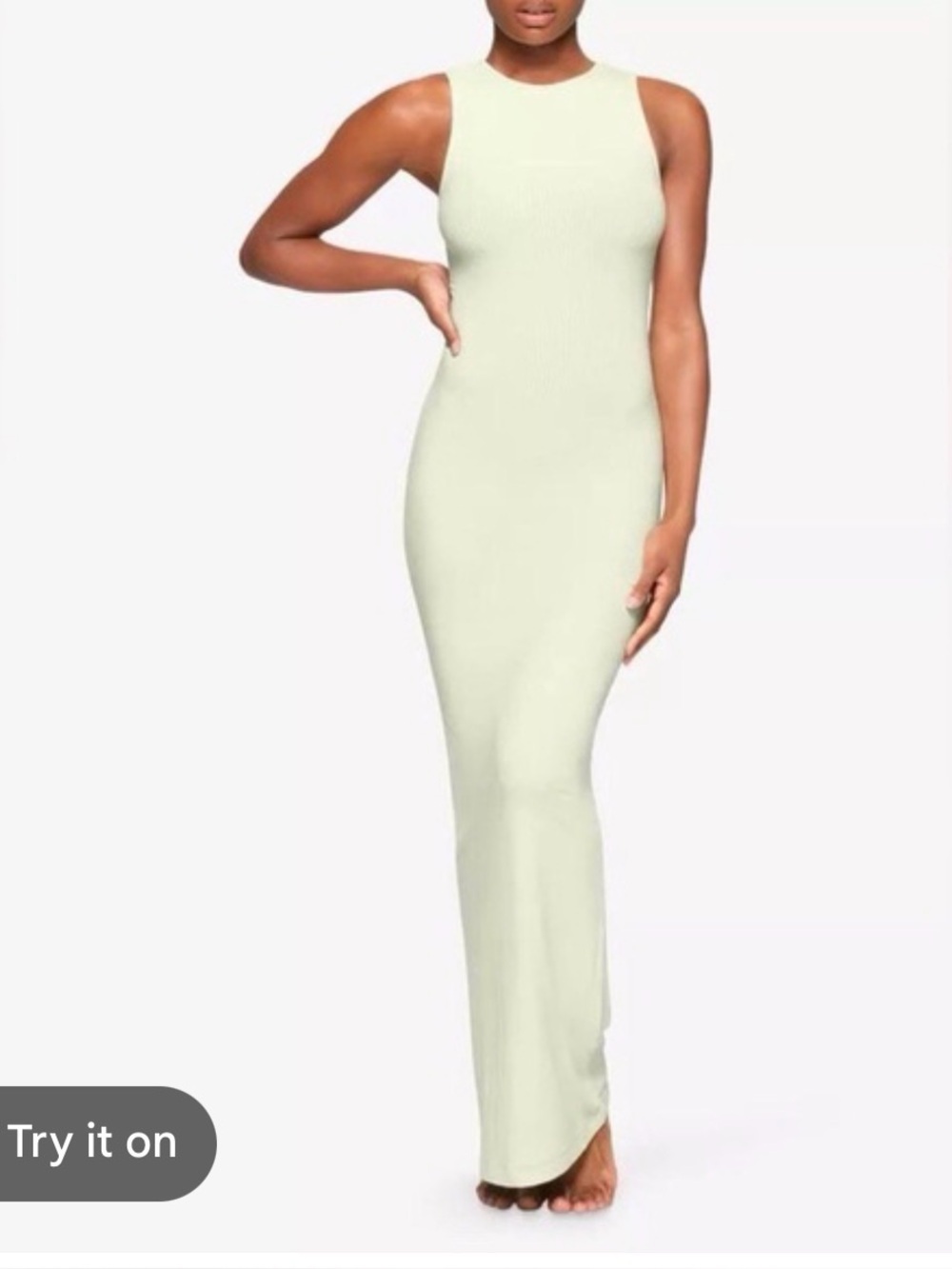 SKIMS soft lounge sleeveless dress honey dew